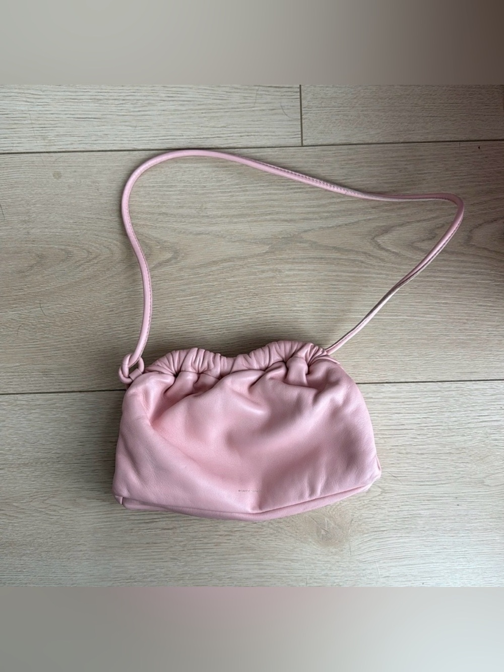 Mansur Gavriel Pink Mini Cloud Clutch Shoulder Bag